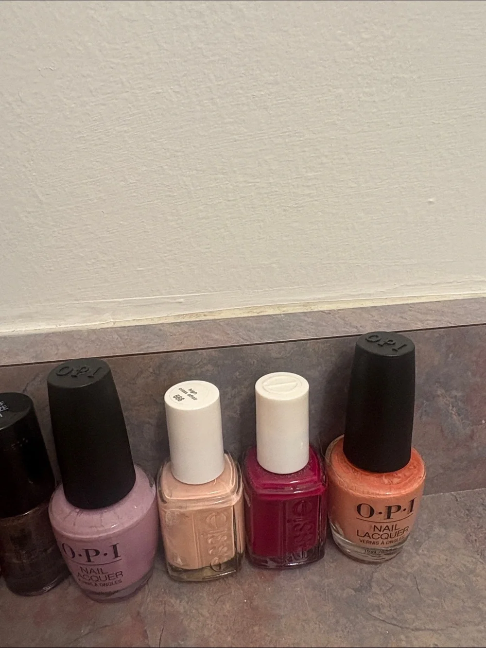 Set of 6 Nail Polish from Various Brands.